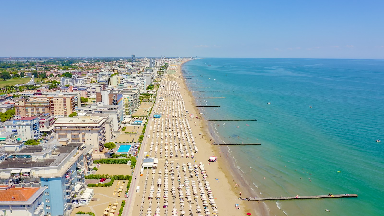 Spiaggia di Lido di Jesolo, mare Adriatico
